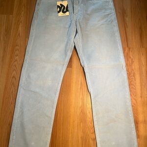 Denim Blue Colored Corduroys Men’s 35/34 Cords New With Tags